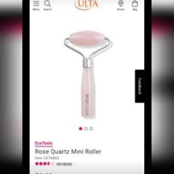 Brand New Eco Tools Rose Quartz Facial Roller - Picture 1 of 1